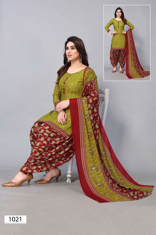 Patiyala Special 1002 Regular Wear Wholesale Cotton Dress Material